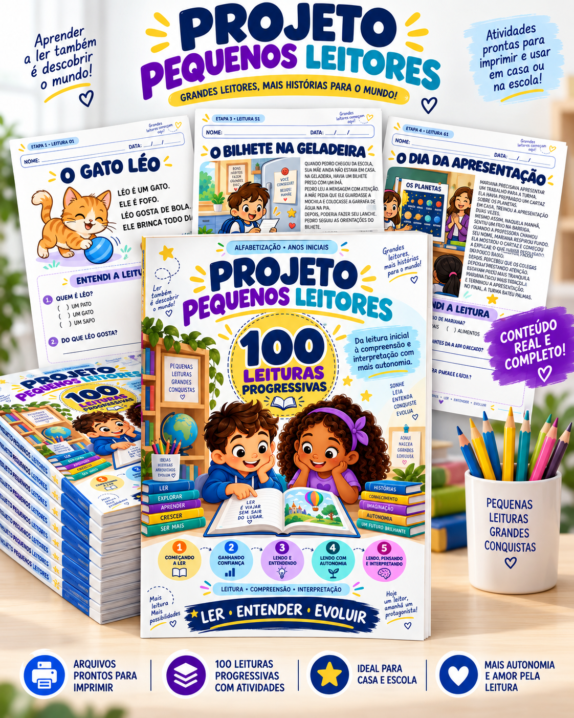 Mockup Projeto Pequenos Leitores